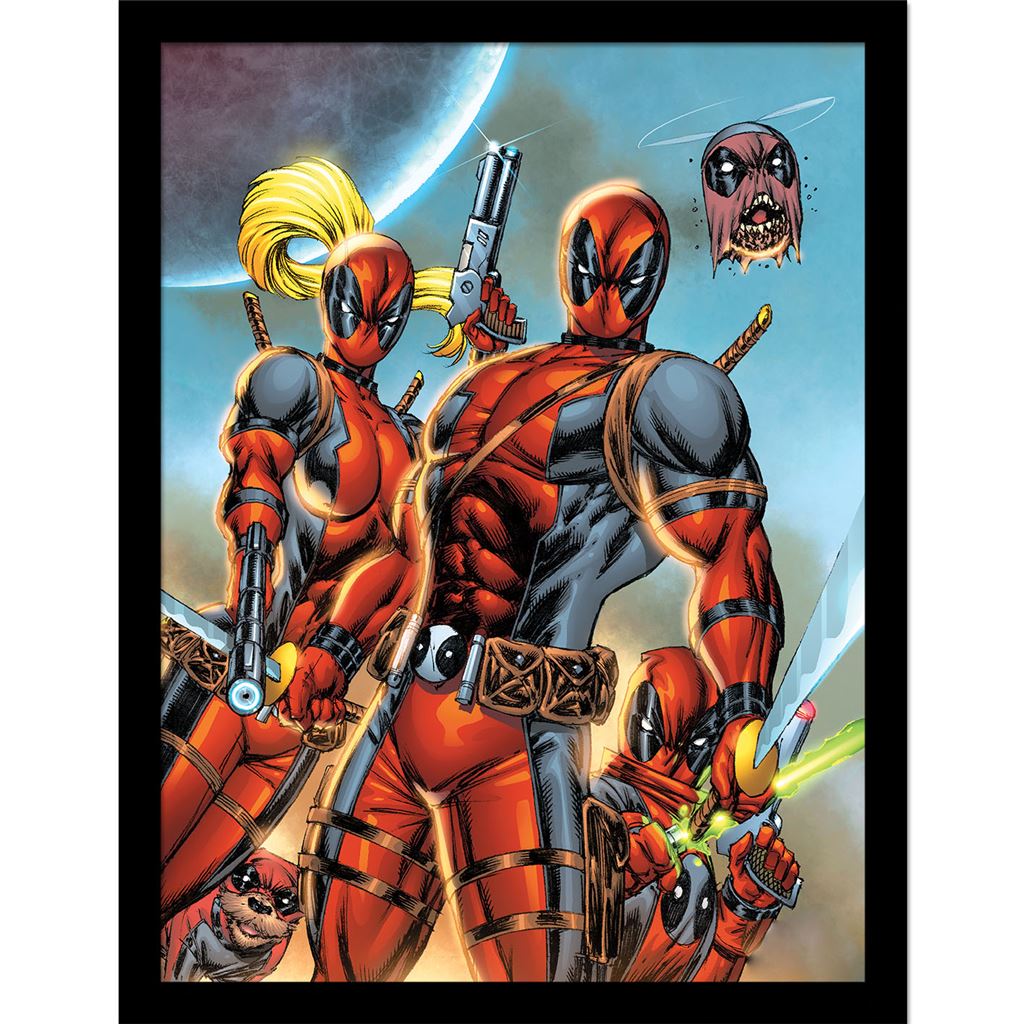Deadpool (Family Action) Collector Print (Framed)