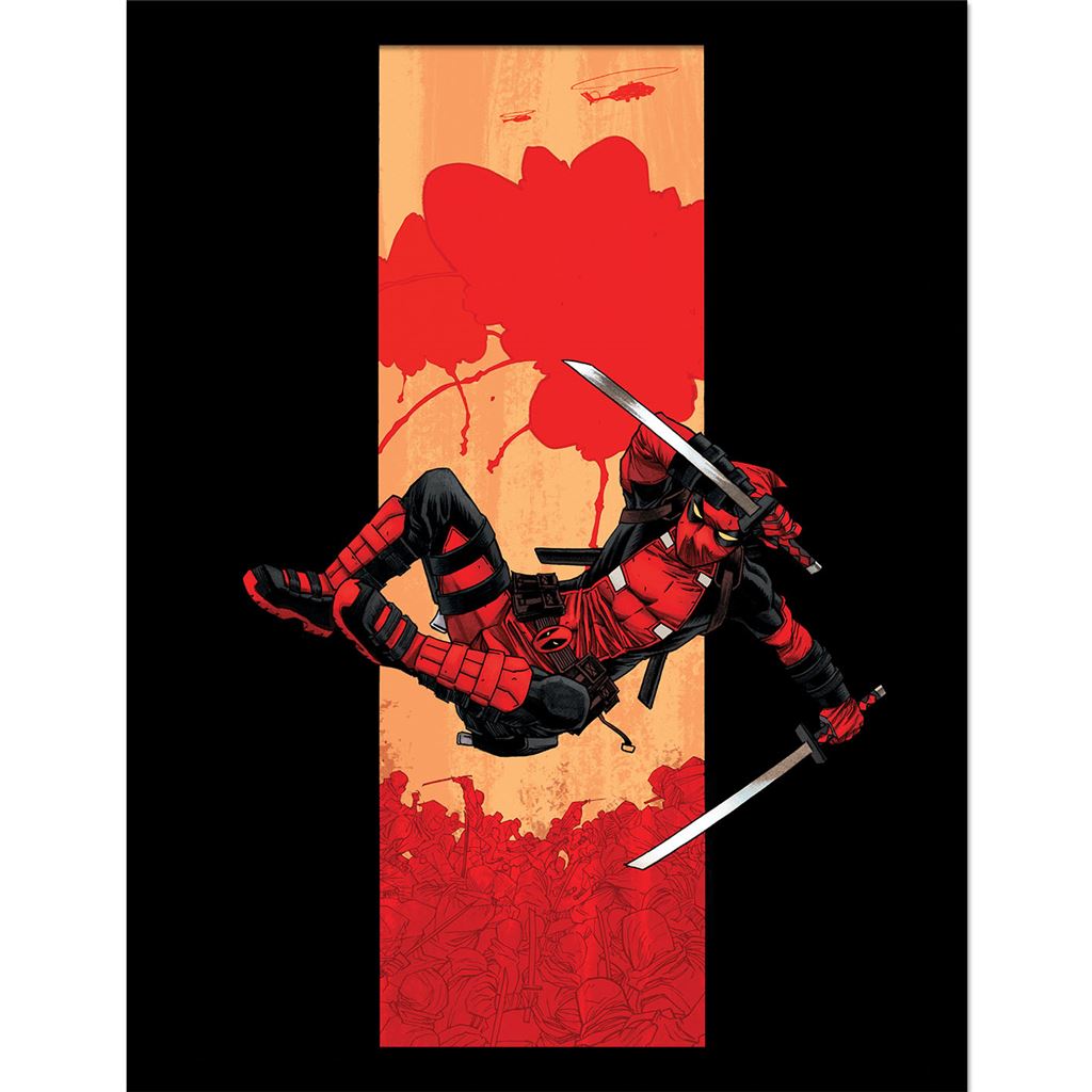 Deadpool (Katanas) Collector Print (Framed)