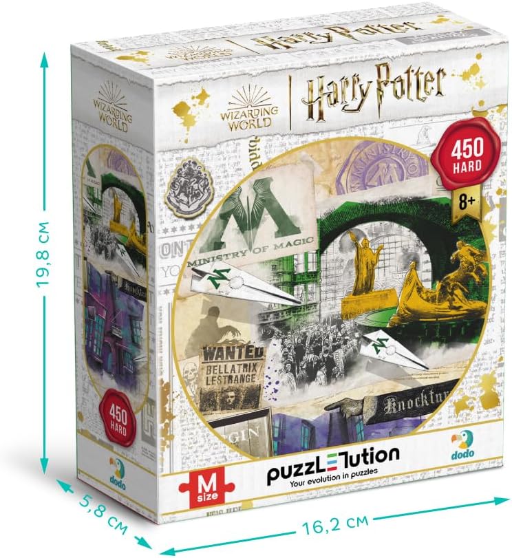 Ministry of Magic and Knockturn Alley Jigsaw Puzzle, 450 Pieces, Ages 8+