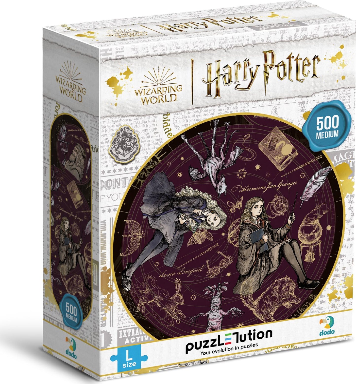 Dodo 200507 Puzzle Medium L Harry Potter Leade, Perfectionist, Extraordinary - 500 pcs. Suits Ages 8+