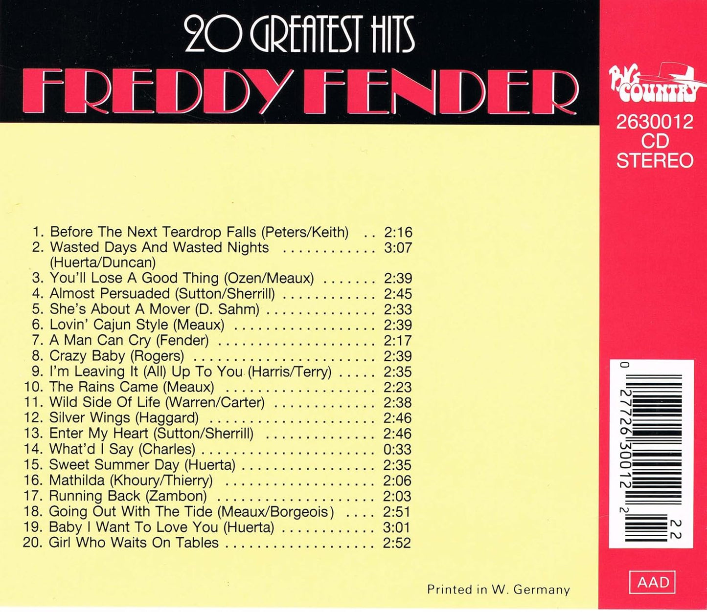 20 greatest hits