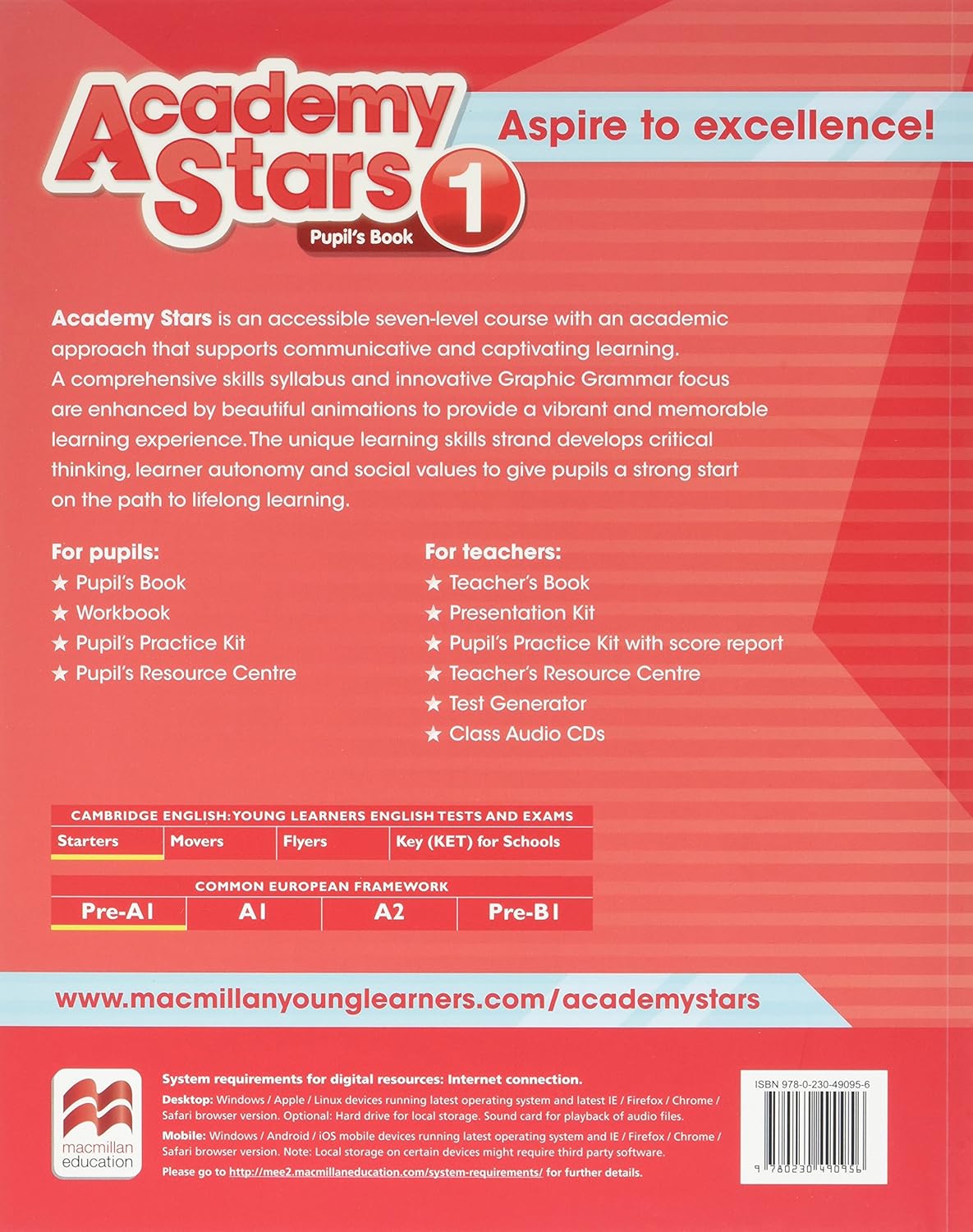 Academy Stars Level 1 Pupil's Book Pack