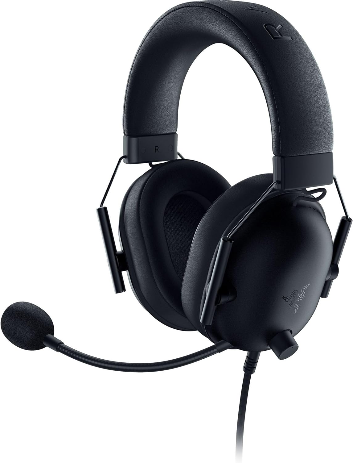 Razer Blackshark V2 X (PlayStation Licensed) - Wired e-sports Headset for PlayStation console (240g, cardioid microphone, 50mm drivers, passive noise cancellation, 3,5mm connector) Black BlackShark V2