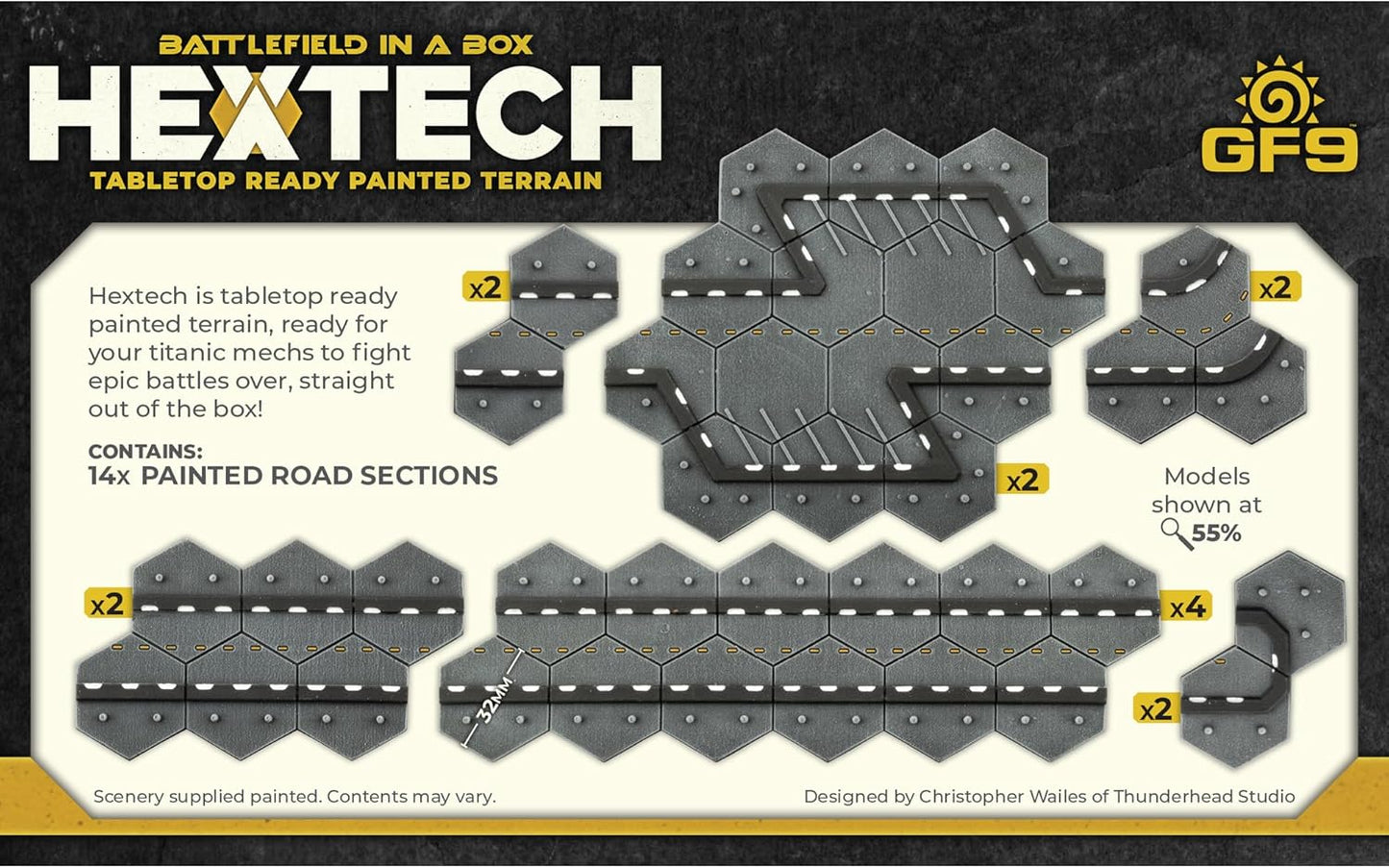 Hextech Trinity City Road Intersections (x20)