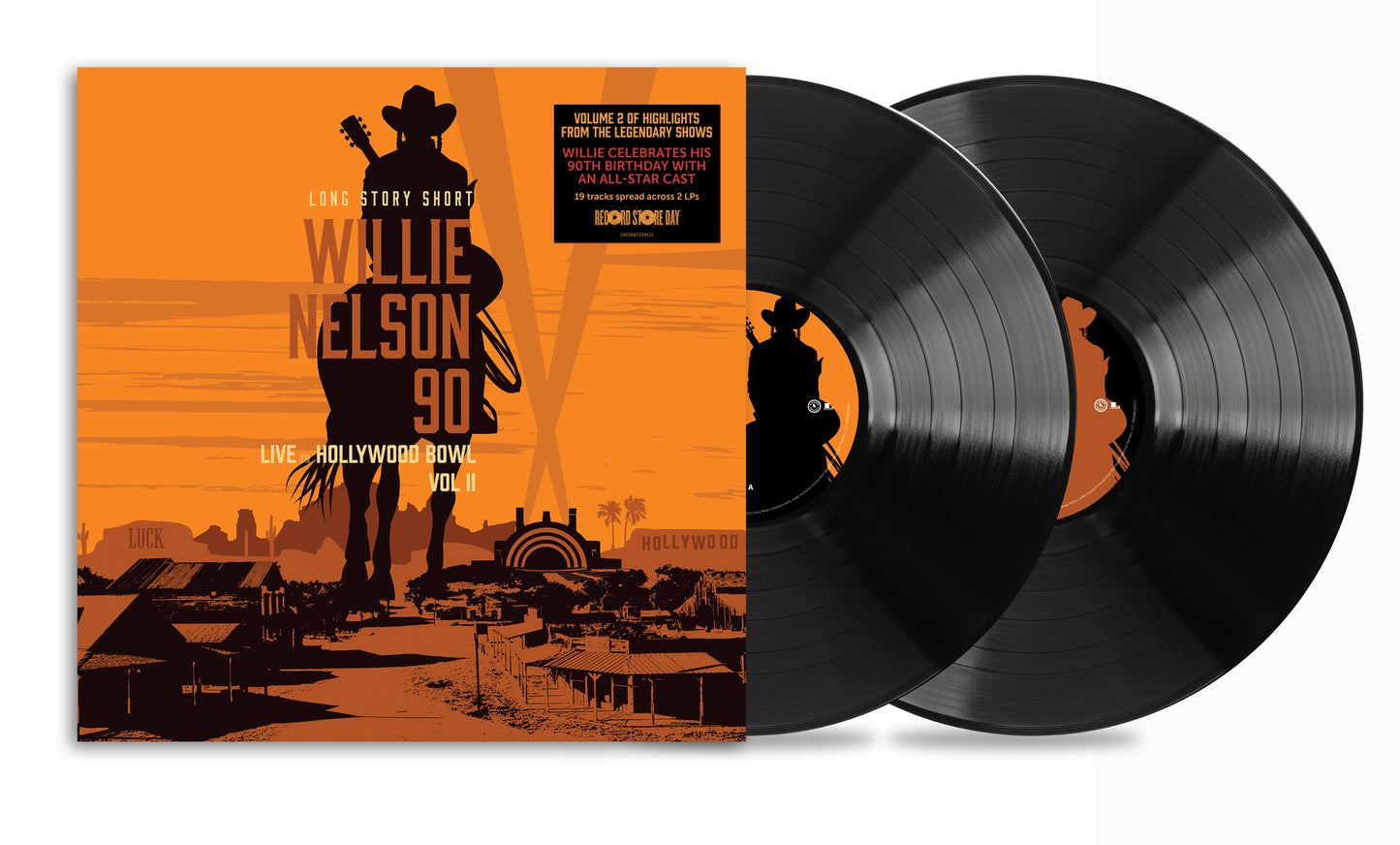LONG STORY SHORT WILLIE NELSON 90 LIVE AT THE HOLLYWOOD BOWL VOL 2 RSD 2024 VINYL
