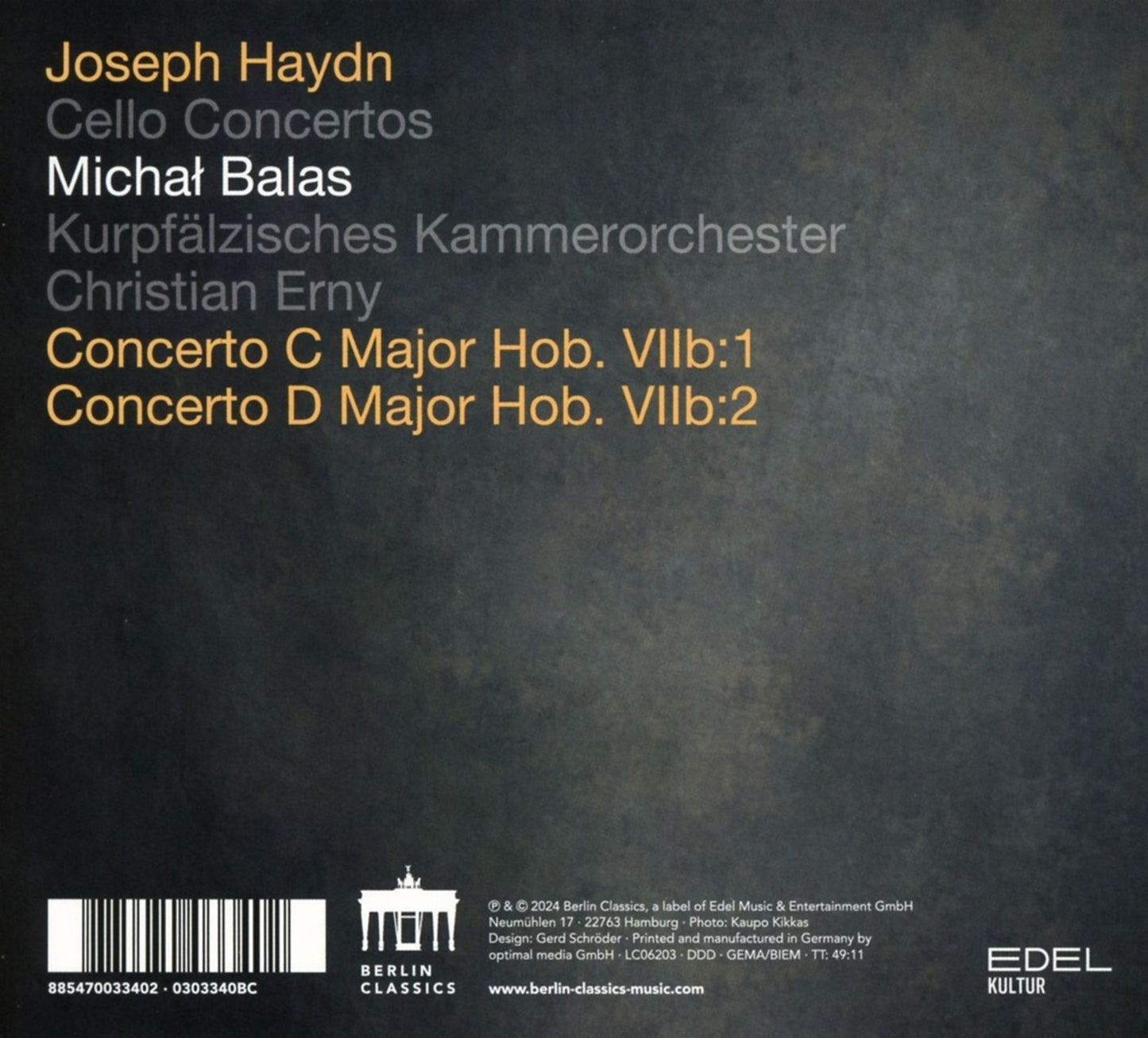 Joseph Haydn: Cello Concertos