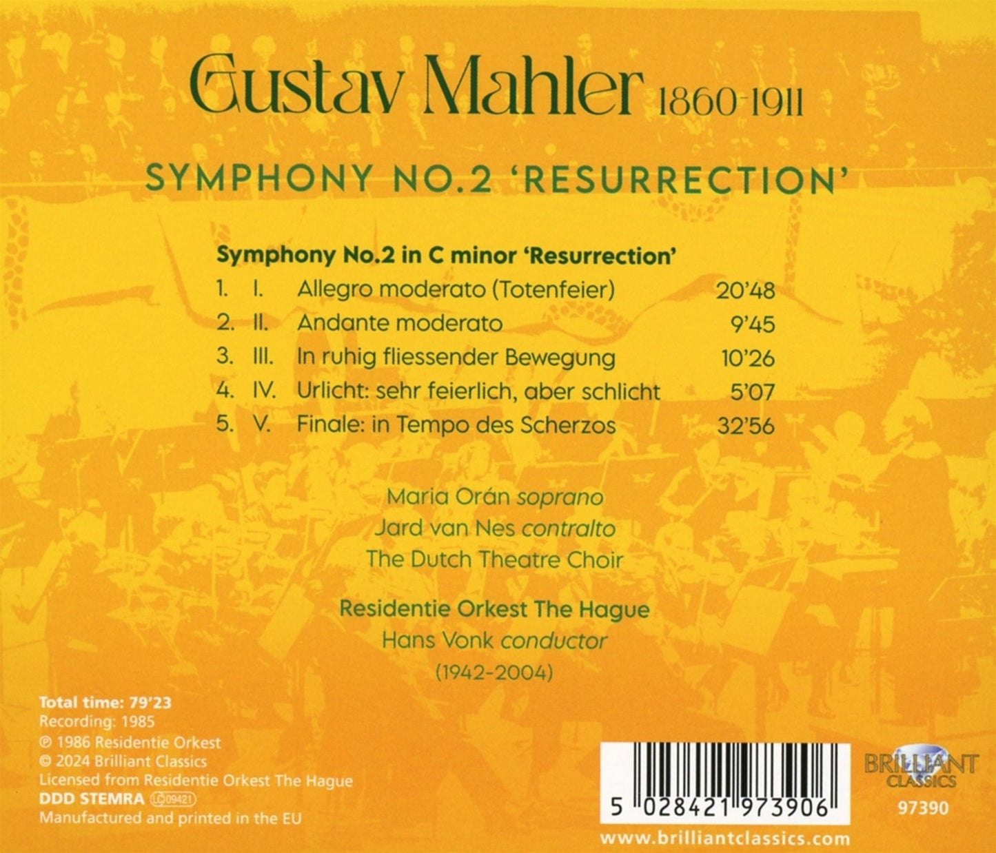 Mahler: Symphony No. 2 'Resurrection'