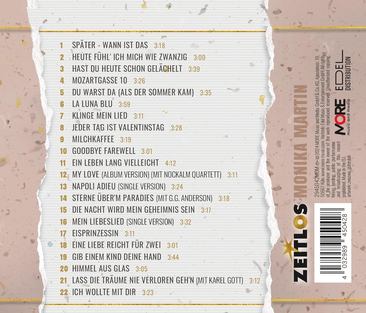 ZEITLOS-MONIKA MARTIN