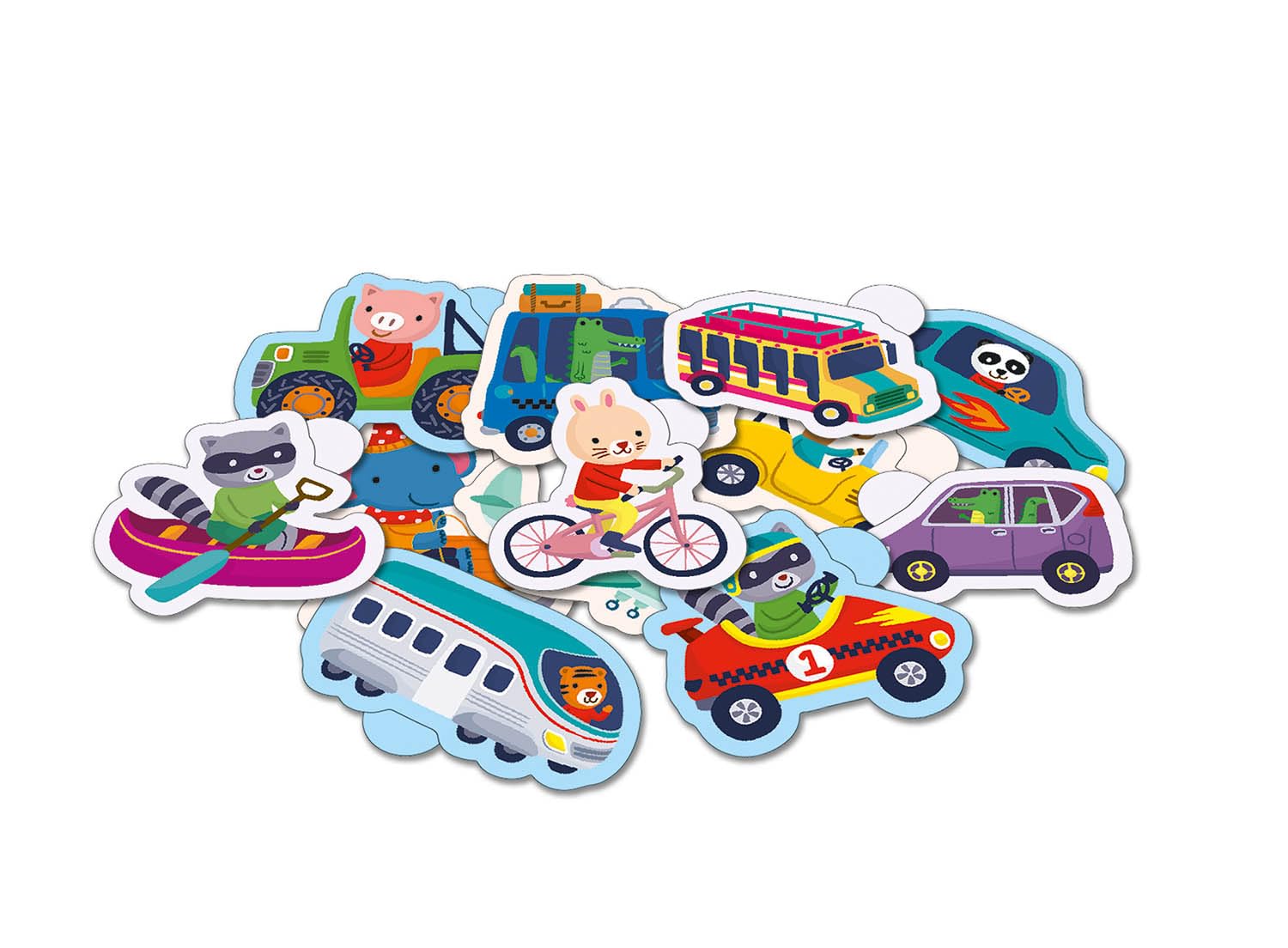 100 STICKERS - TRANSPORT