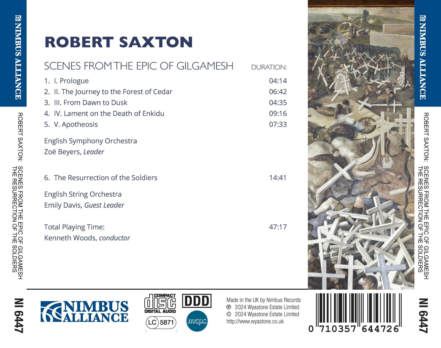 Robert Saxton: Scenes from the Epic of Gilgamesh: Part of the 21st Century Symphony Project