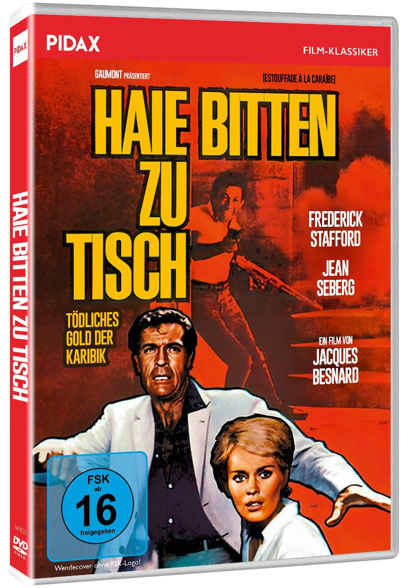 Haie bitten zu Tisch (Estouffade à la Caraïbe) / Exotischer Abenteuerfilm mit Frederick Stafford („OSS 117“) und Jean Seberg (Pidax Film-Klassiker
