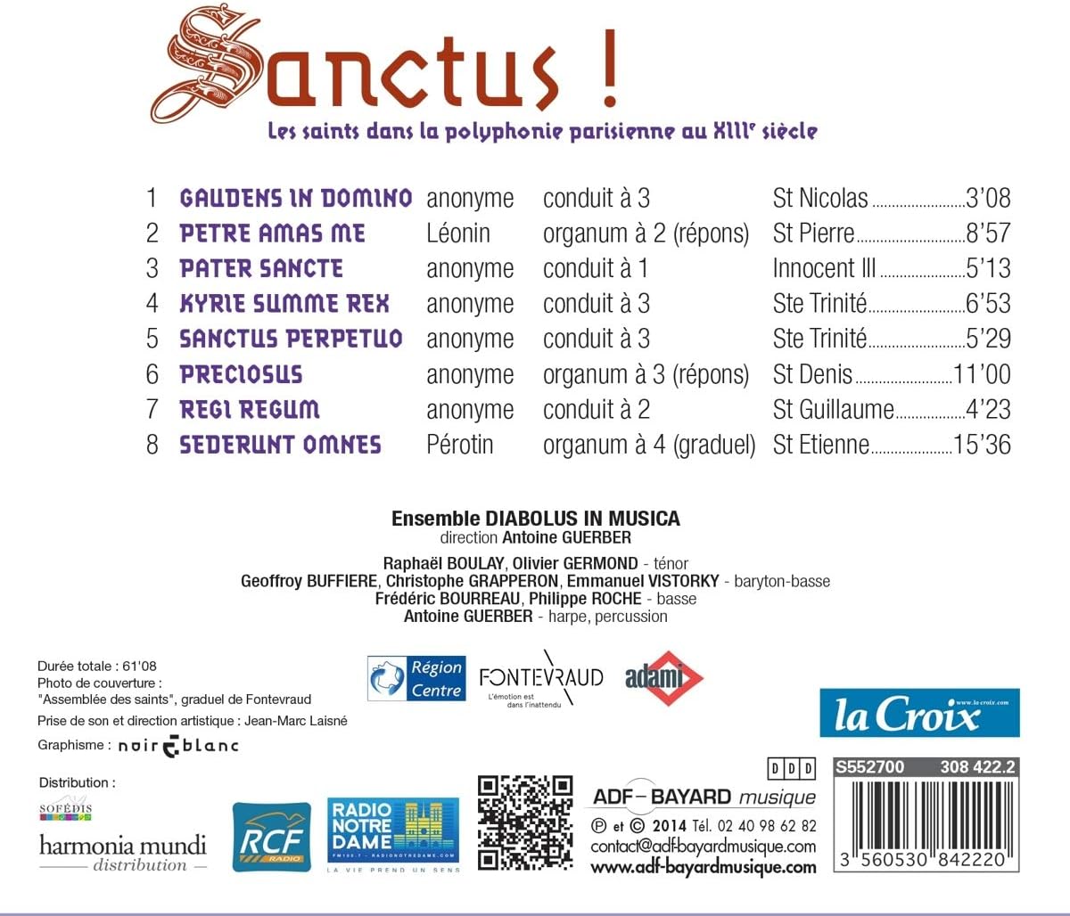 Les Saints Dans la Polyphonie Paris