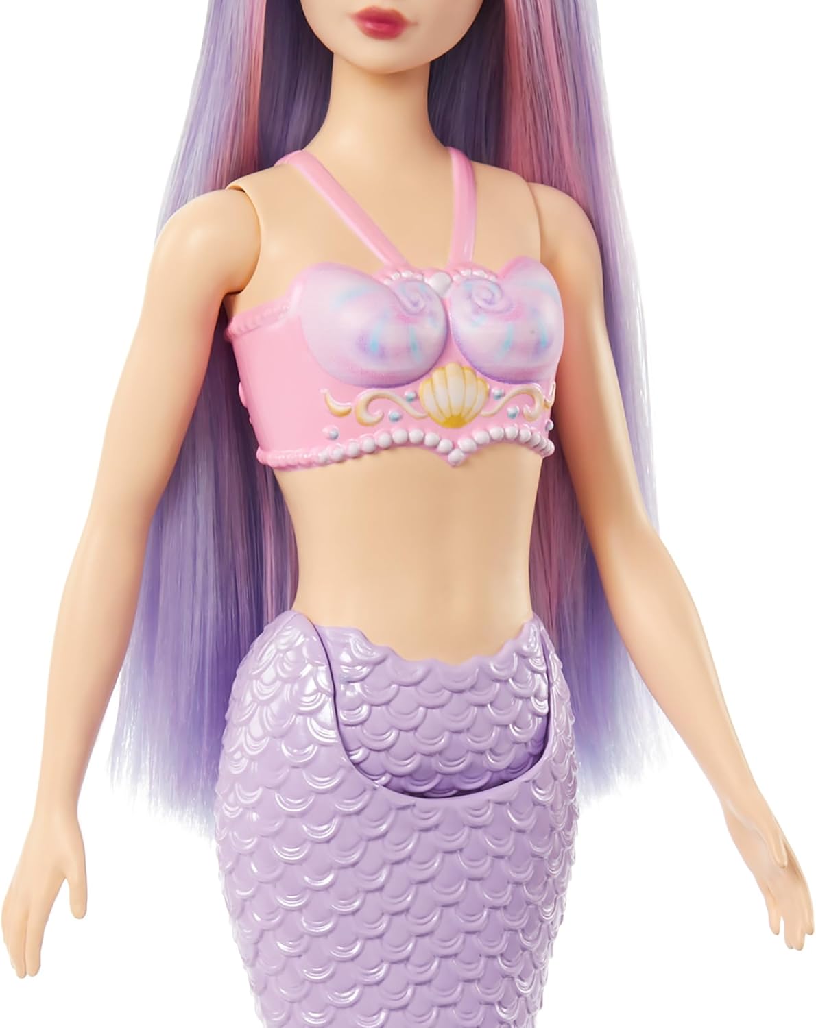Barbie A Touch of Magic Mermaid Doll with Lilac Hair, Purple Tail and Headband Accessory