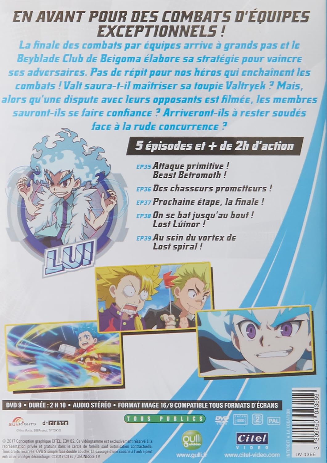Beyblade burst, vol. 7 : des chasseurs prometteurs !, 5 épisodes