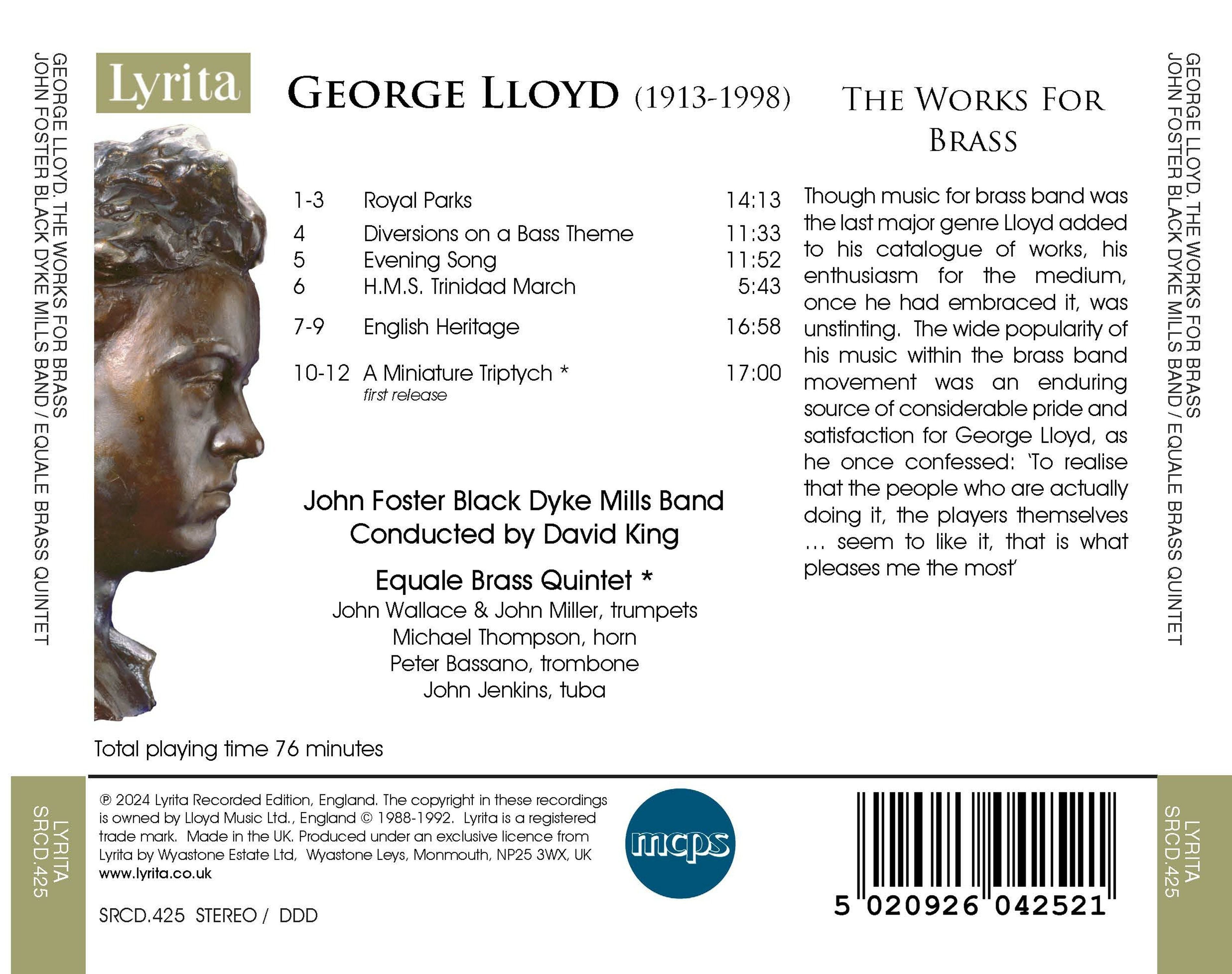 George Lloyd: The Works for Brass