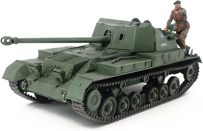 TAMIYA 300035356 300035356-1:35 Brit. Jagdpanzer Archer 17pdr, Faithful Replica, Plastic, Crafts, Model kit, Assembly, unpainted