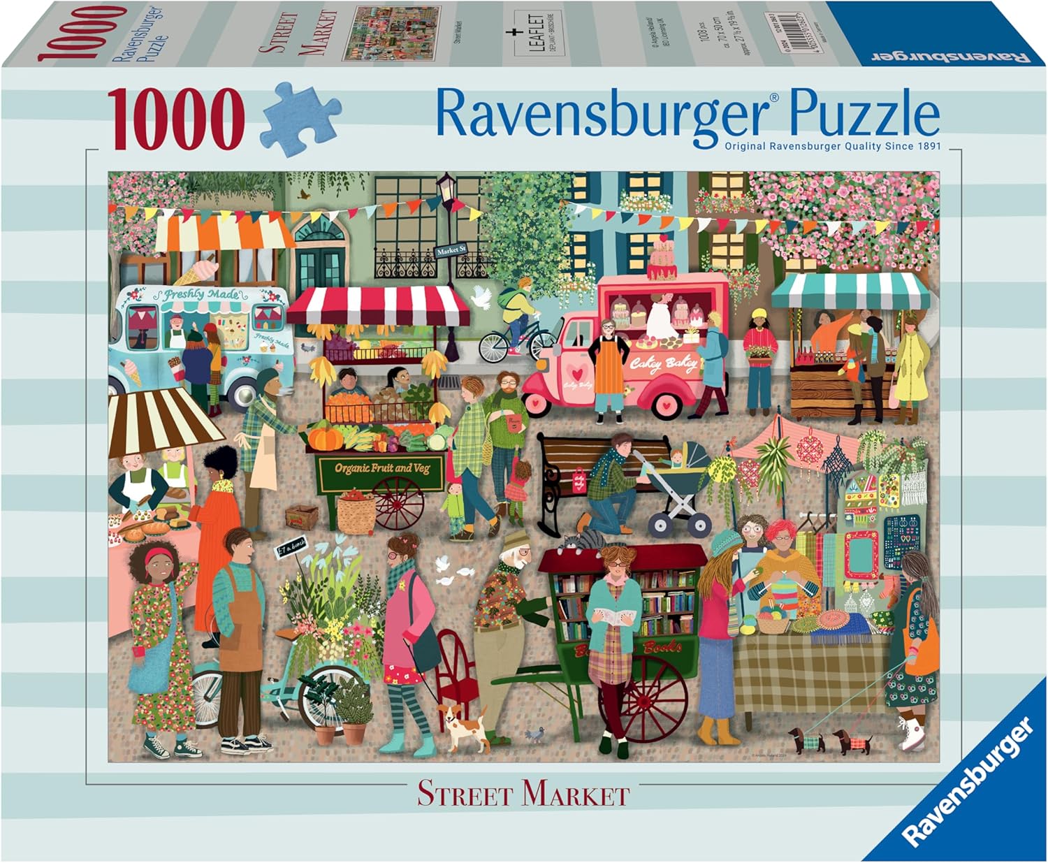 Ravensburger 12001260 Street Market 1000 Piece Jigsaw Puzzles for Adults and Kids Age 12 Years Up, Multicolor, One Size