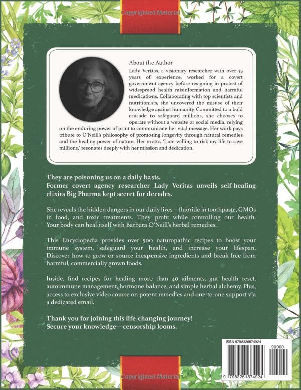 Dr. Barbara O'Neill Herbal Remedies & Natural Medicine Encyclopedia