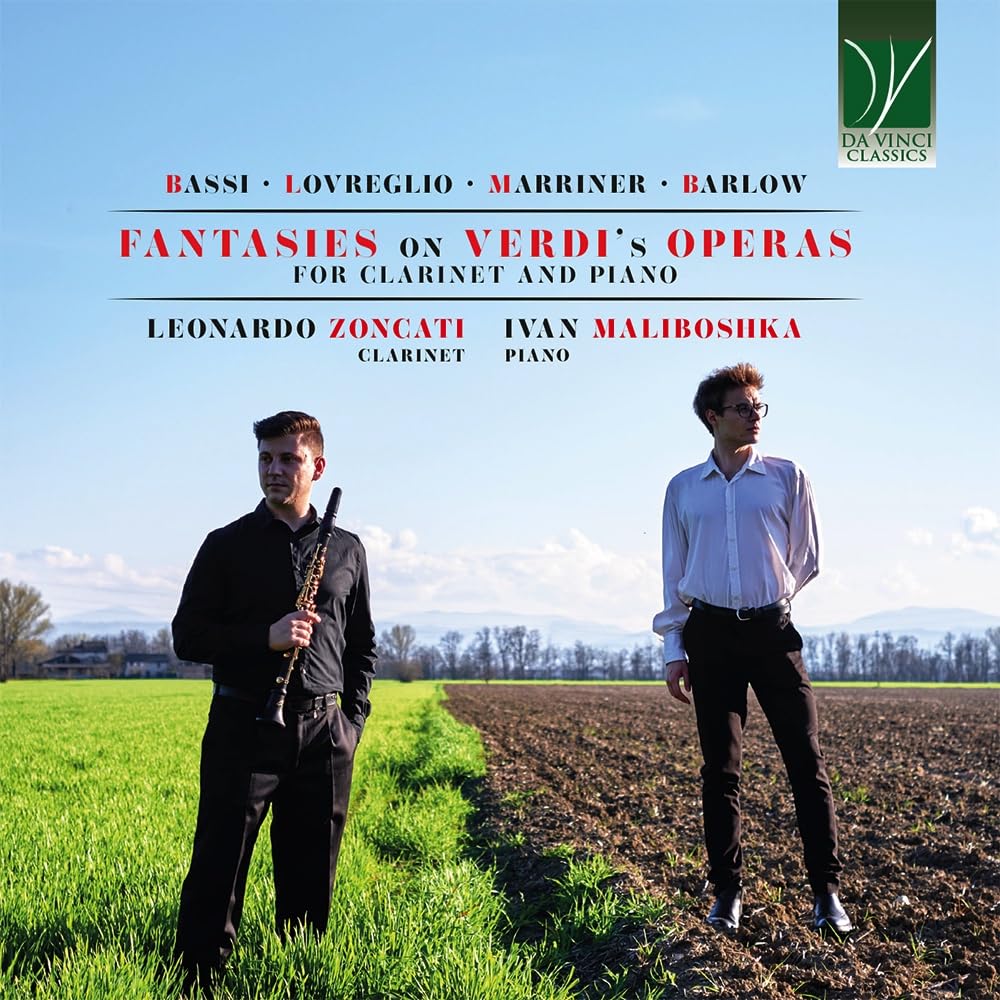 Bassi, Lovreglio, Marriner, Barlow: Fantasies On Verdi's Operas For Clarinet And Piano
