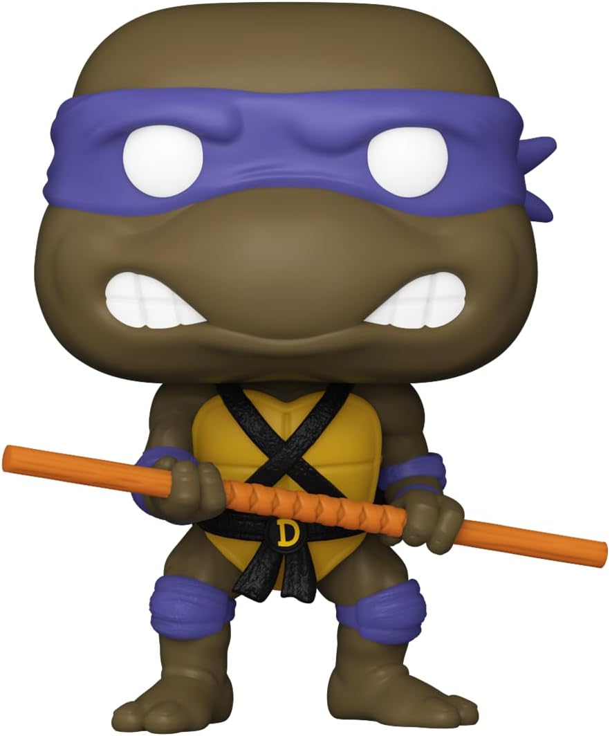 Funko Pop! TV: Teenage Mutant Ninja Turtles (TMNT) - Donatello - TMNT Retro/Classic - Figura de Vinilo Coleccionable - Idea de Regalo- Mercancia Oficial - Juguetes para Niños y Adultos - TV Fans