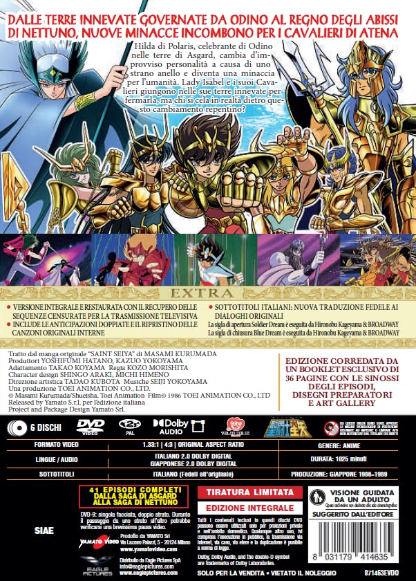 I Cavalieri Dello Zodiaco - Parte 3 -(6 Dvd