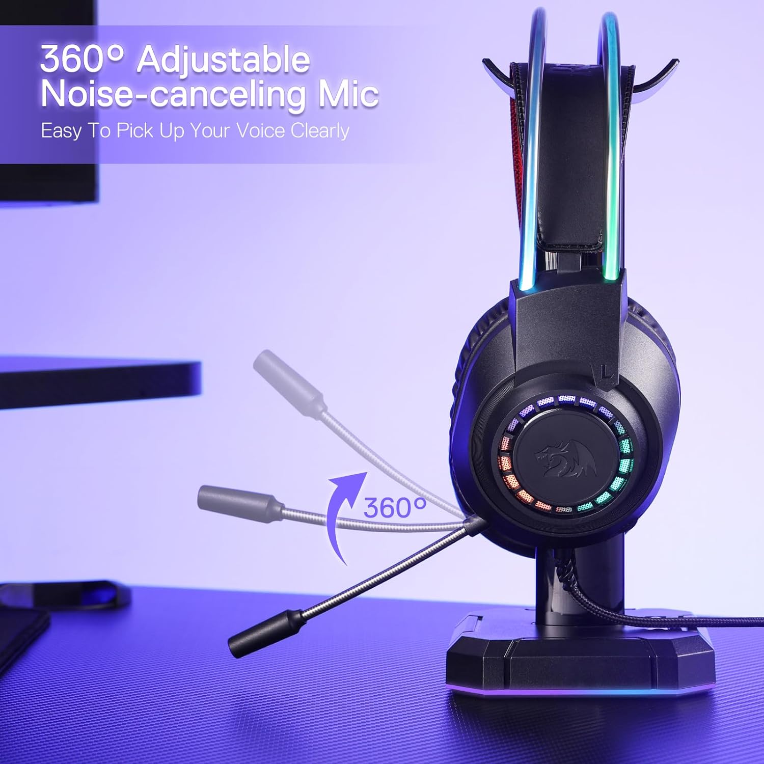 Headset - Redragon Screamh231 Rgb Wired Black