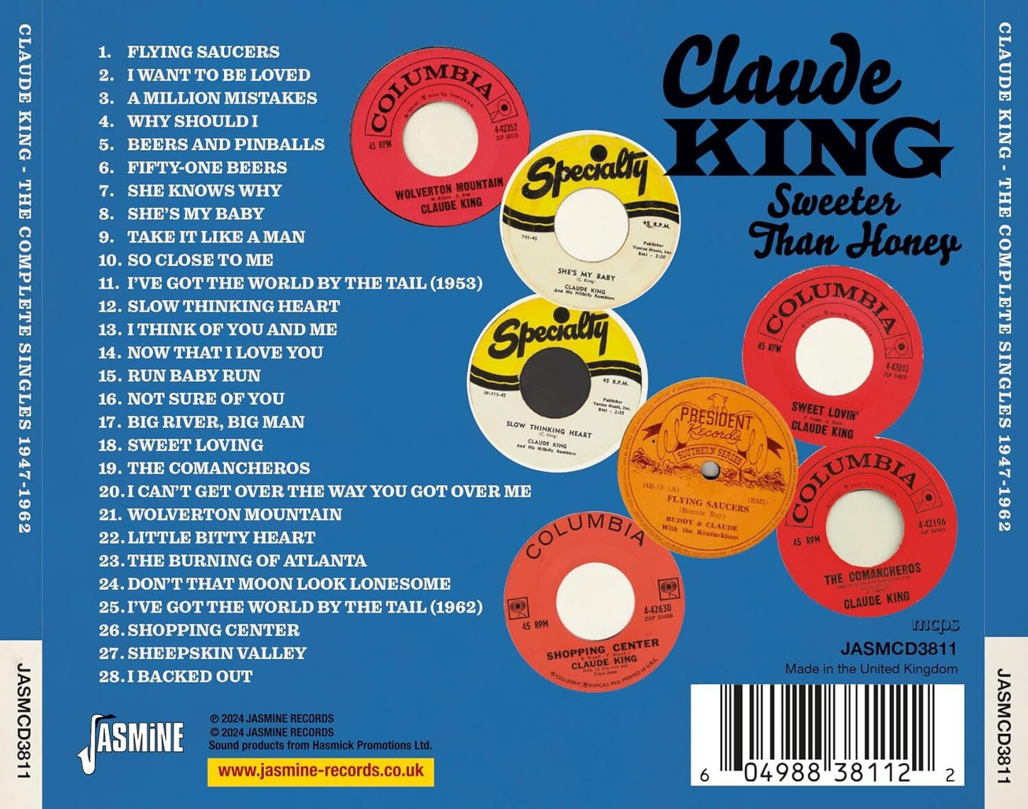 Sweeter Than Honey: The Complete Singles 1947-1962