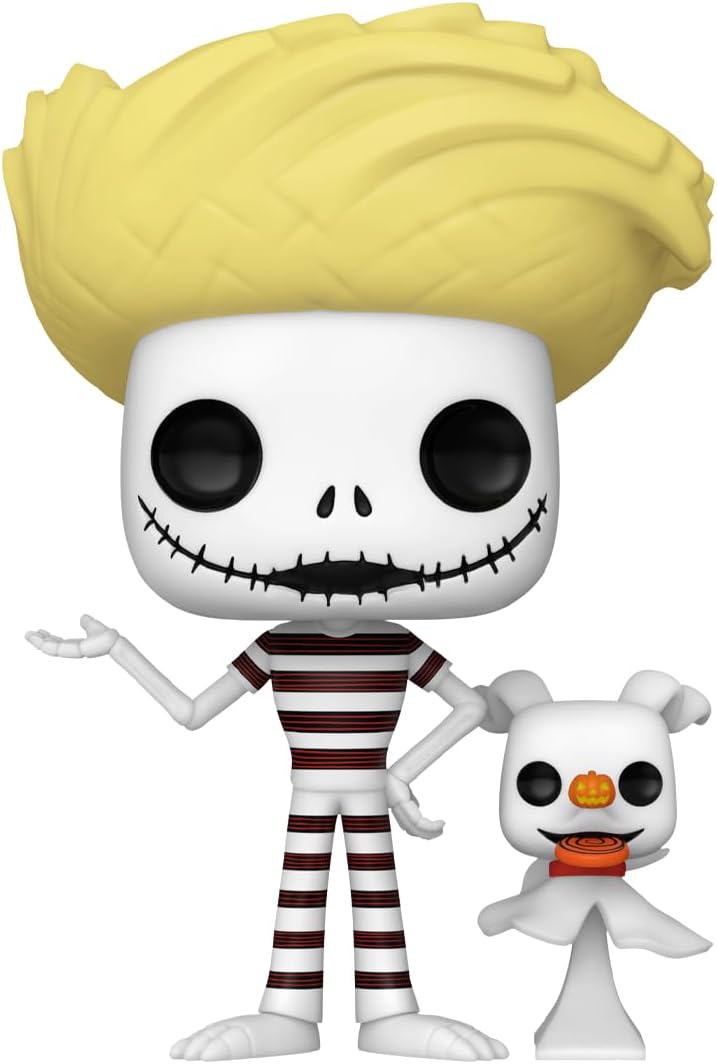 Funko Pop! & Buddy: the Nightmare Before Christmas - Jack Skellington With Zero - (Beach) - Collectable Vinyl Figure - Gift Idea - Official Merchandise - Toys for Kids & Adults - Movies Fans