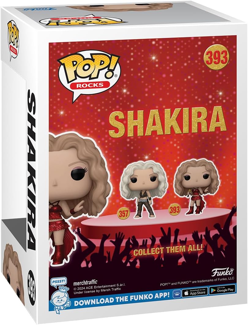 Funko Pop! Rocks: Shakira (Super Bowl Glitter