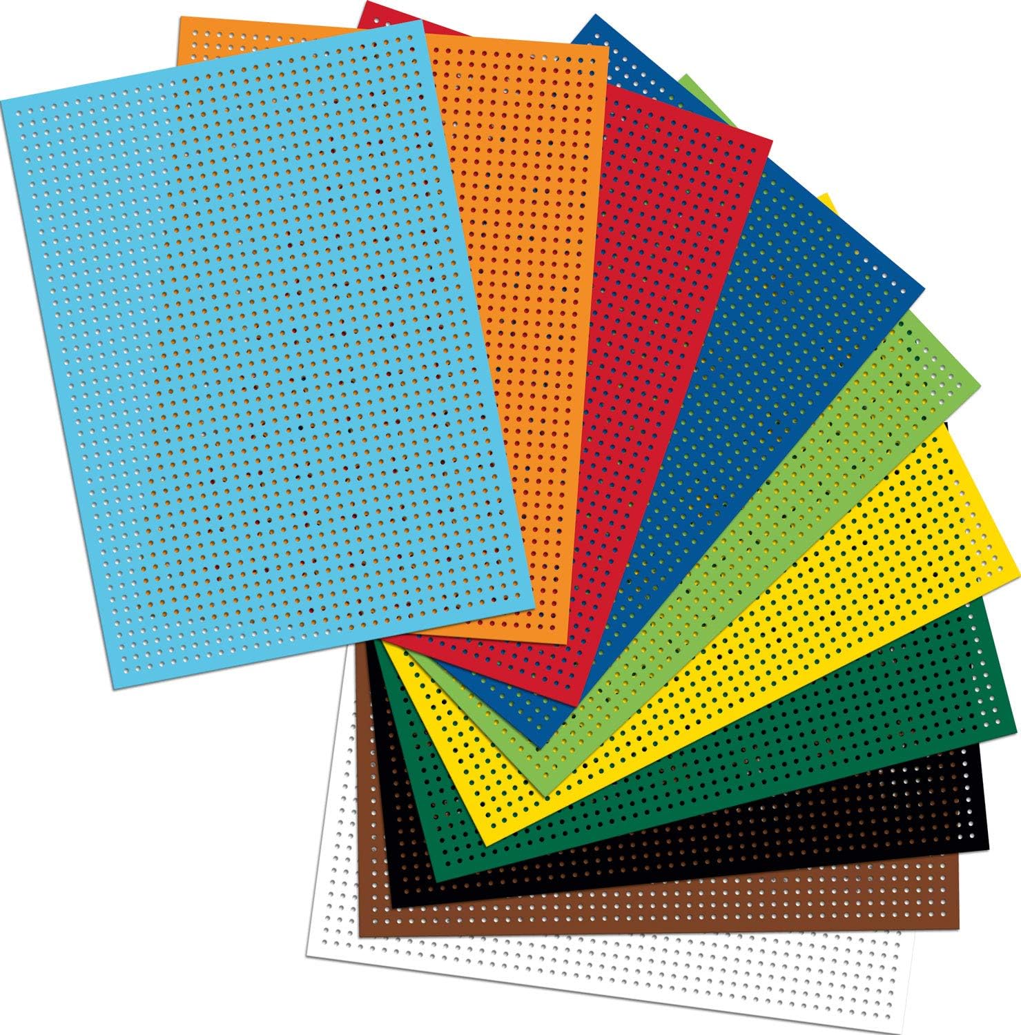 folia 23419 - Stickkarton - Set, 25 Teile, mit Stickkarton, Sticknadeln, Stickgarn und Anleitung