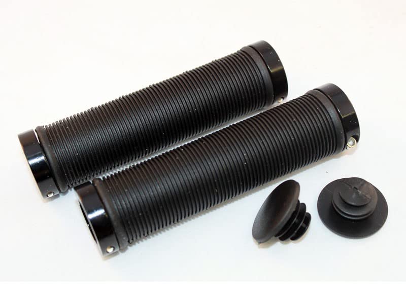 Clarks CLO-211 Lock on Grip Cycle Component - Black, 130 mm