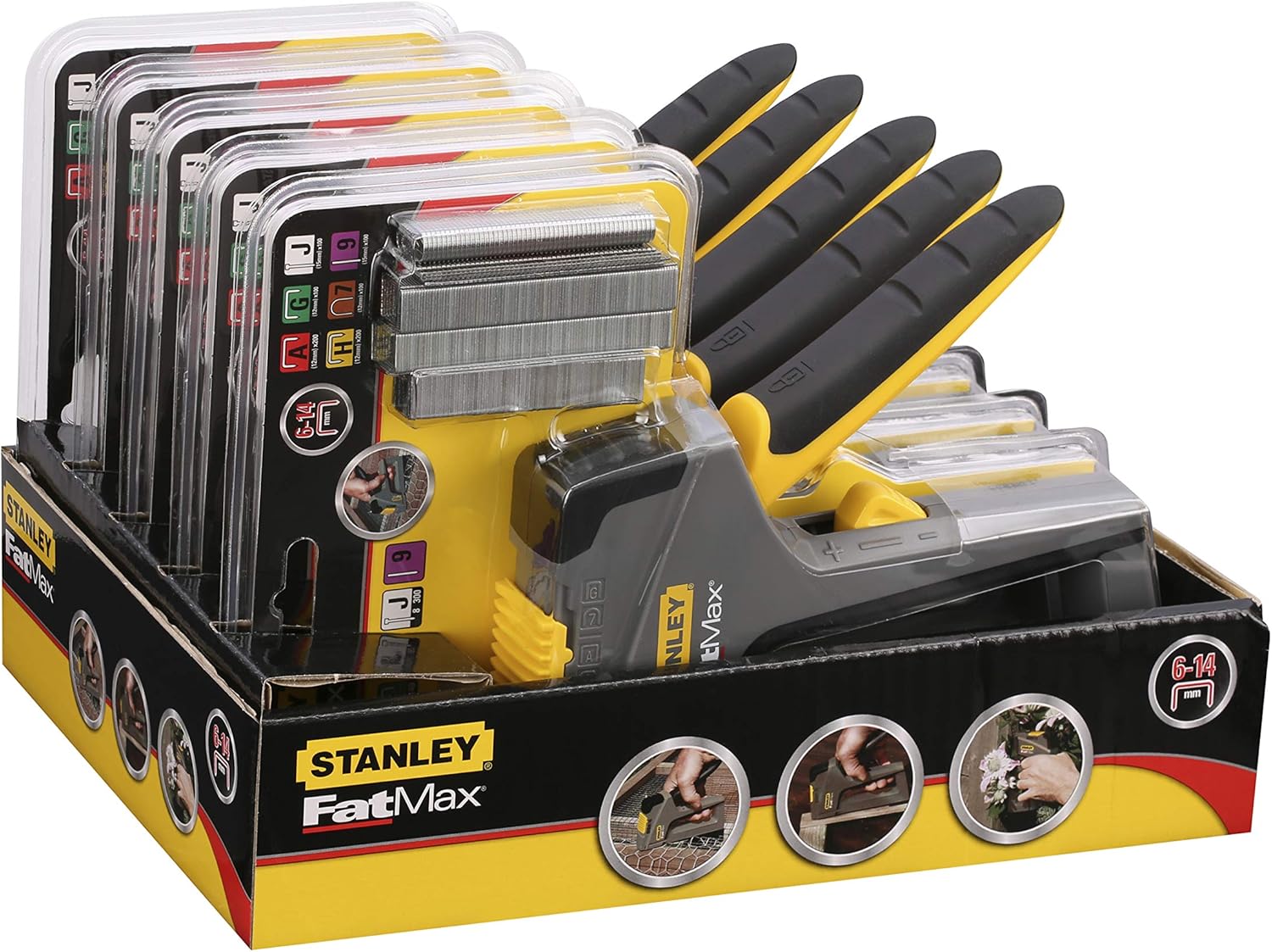 Stanley Fatmax FMHT6-70868 "TR75" Hand Stapler and Nailer, Black ~ Black