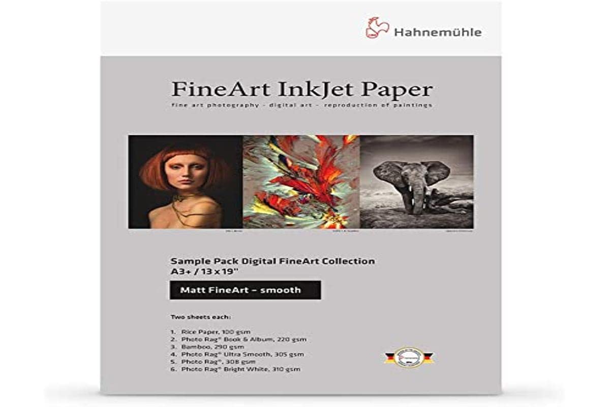 Hahnemühle Sample Pack - Matt Fine Art - Smooth, 12 sheets