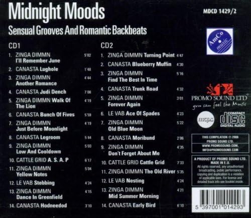 Midnight Moods - Sensual Grooves And Romantic Backbeats - Original Songs / Original Artist