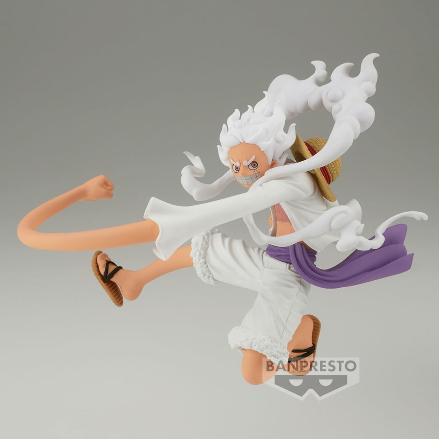 Banpresto Monkey D. Luffy Gear5 One Piece Actionfigur Battle Record Collection 13 cm BP88811P, Mehrfarbig