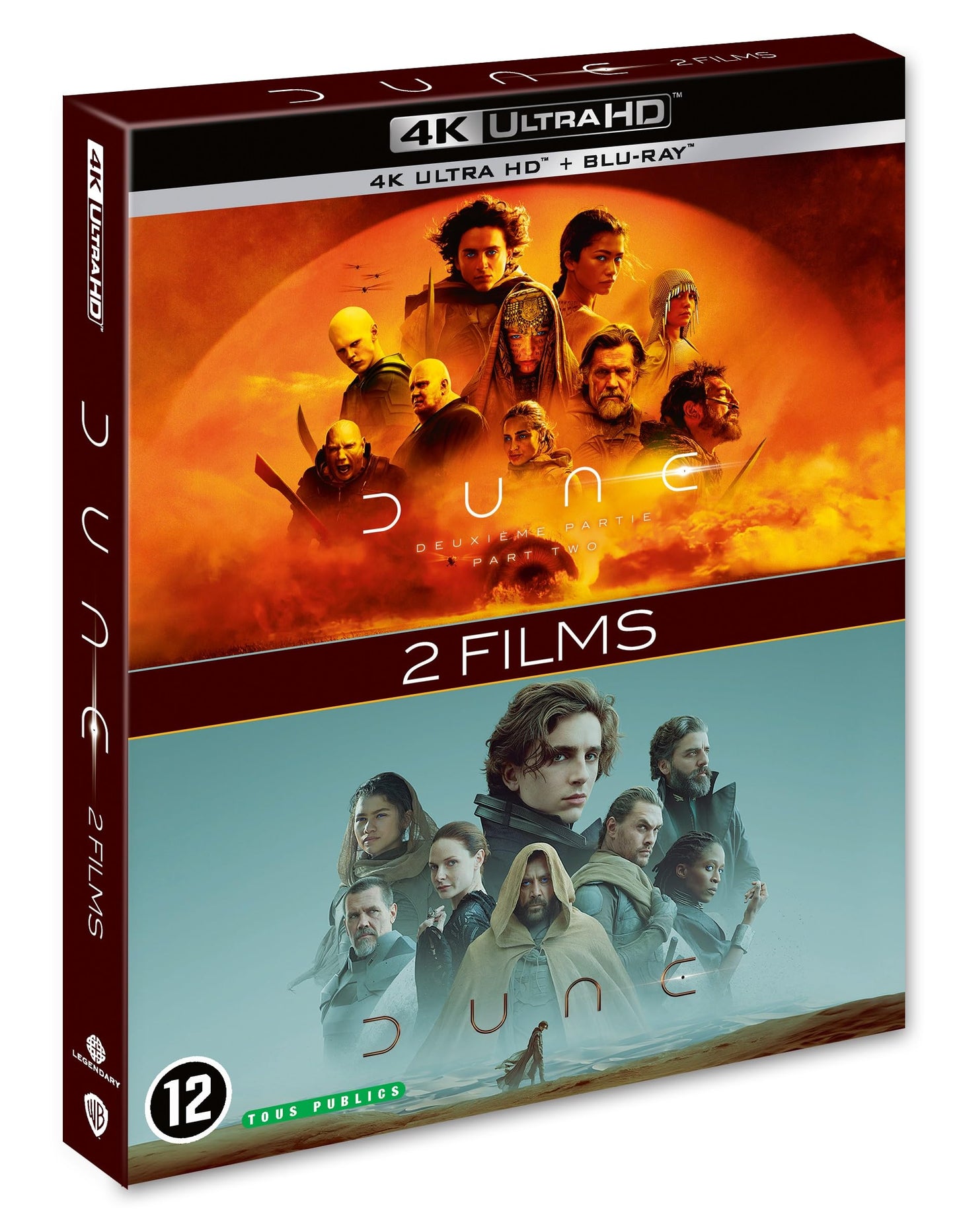 Dune + dune : deuxième partie 4k ultra hd