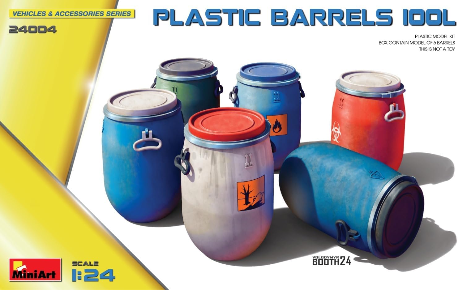 MiniArt Barili di plastica 100L
