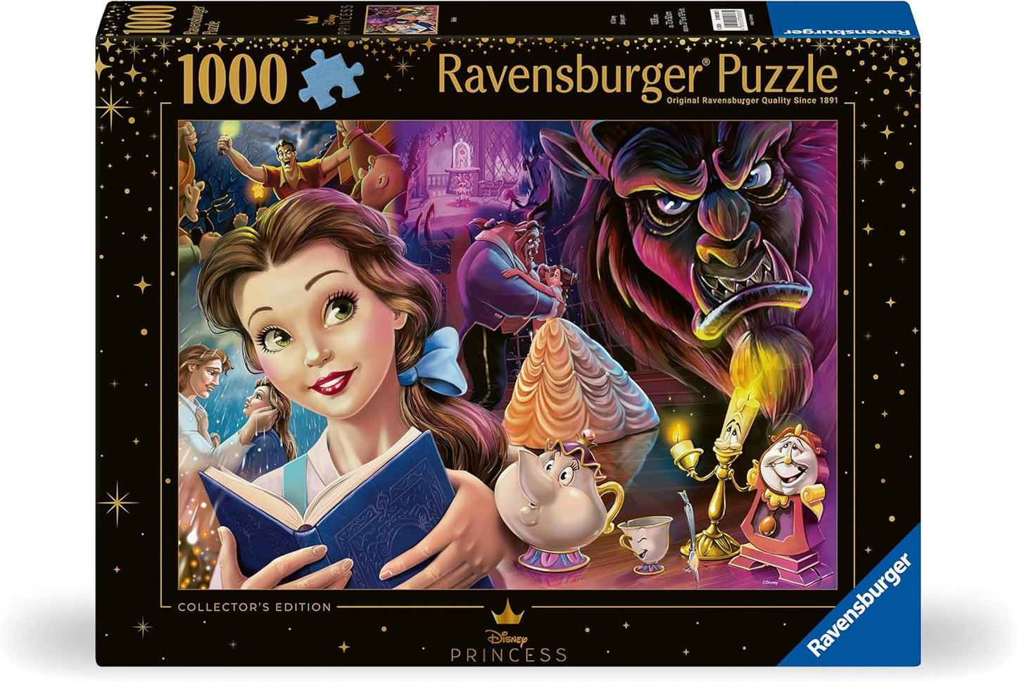 Ravensburger Disney Collector's Edition Heroine's: Princess Belle 1000 Piece Jigsaw Puzzle for Adults - 12000883 - Handcrafted Tooling, Made in Germany, Every Piece Fits Together Perfectly