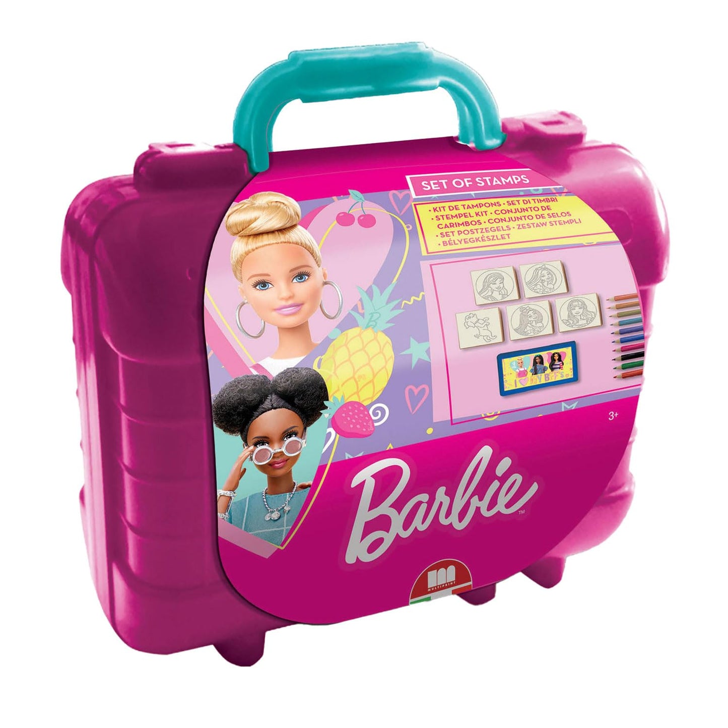 Schrijfset koffer Barbie: 81-delig (42868)