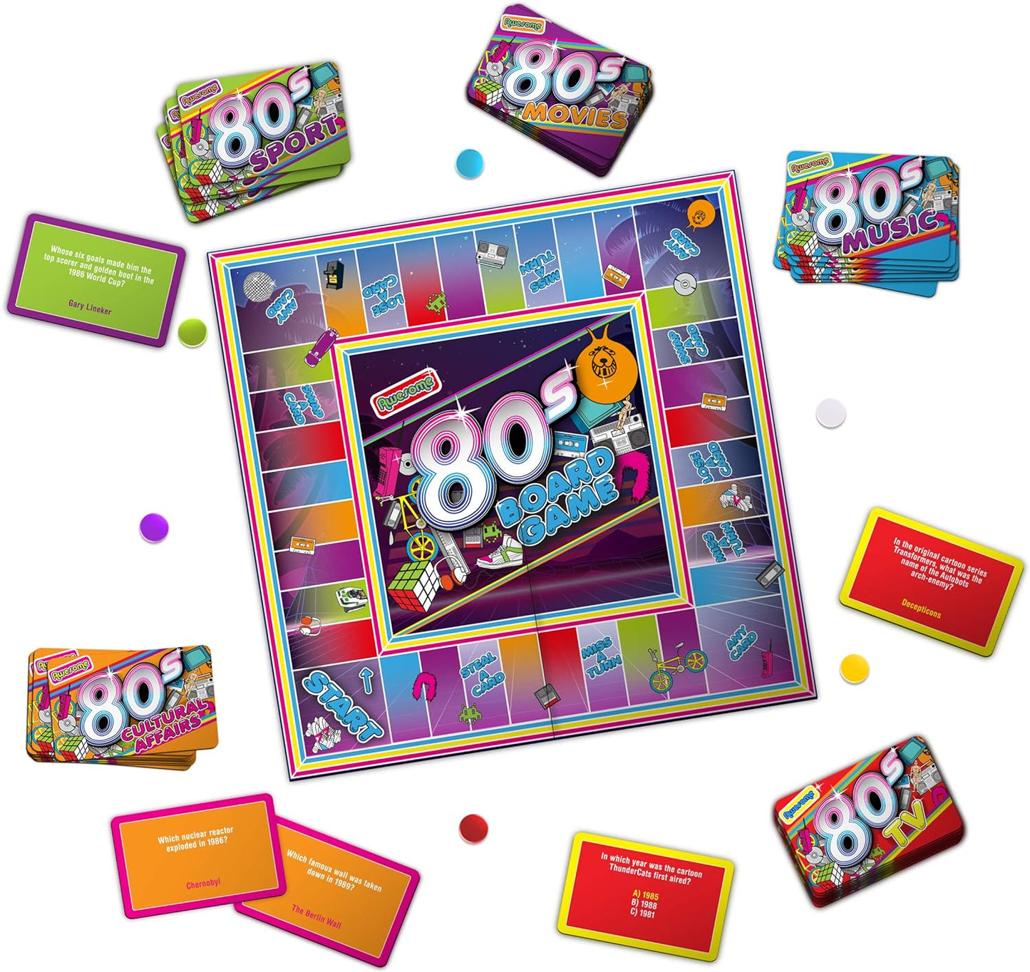 Gift Republic Awesome 80's Board Game