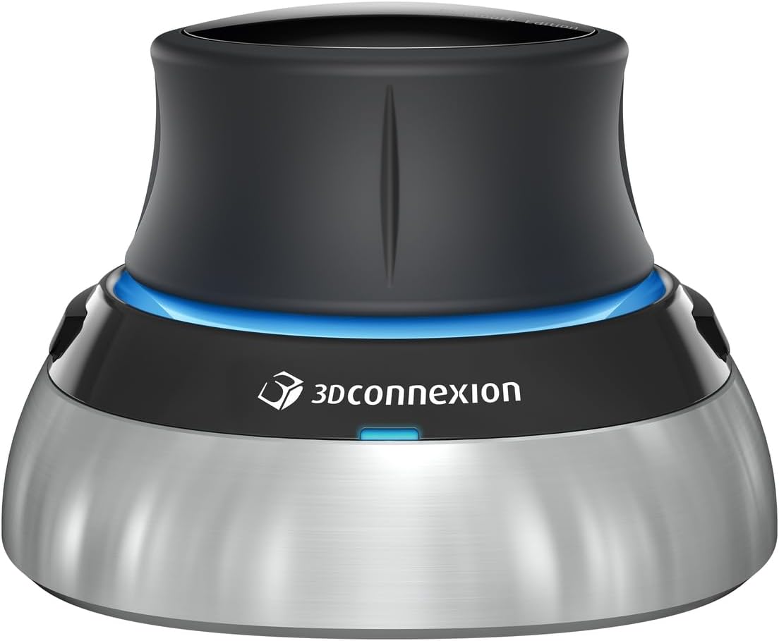 3Dconnexion SpaceMouse Wireless (Bluetooth Edition, 3D-Maus, kabellos, schwarz