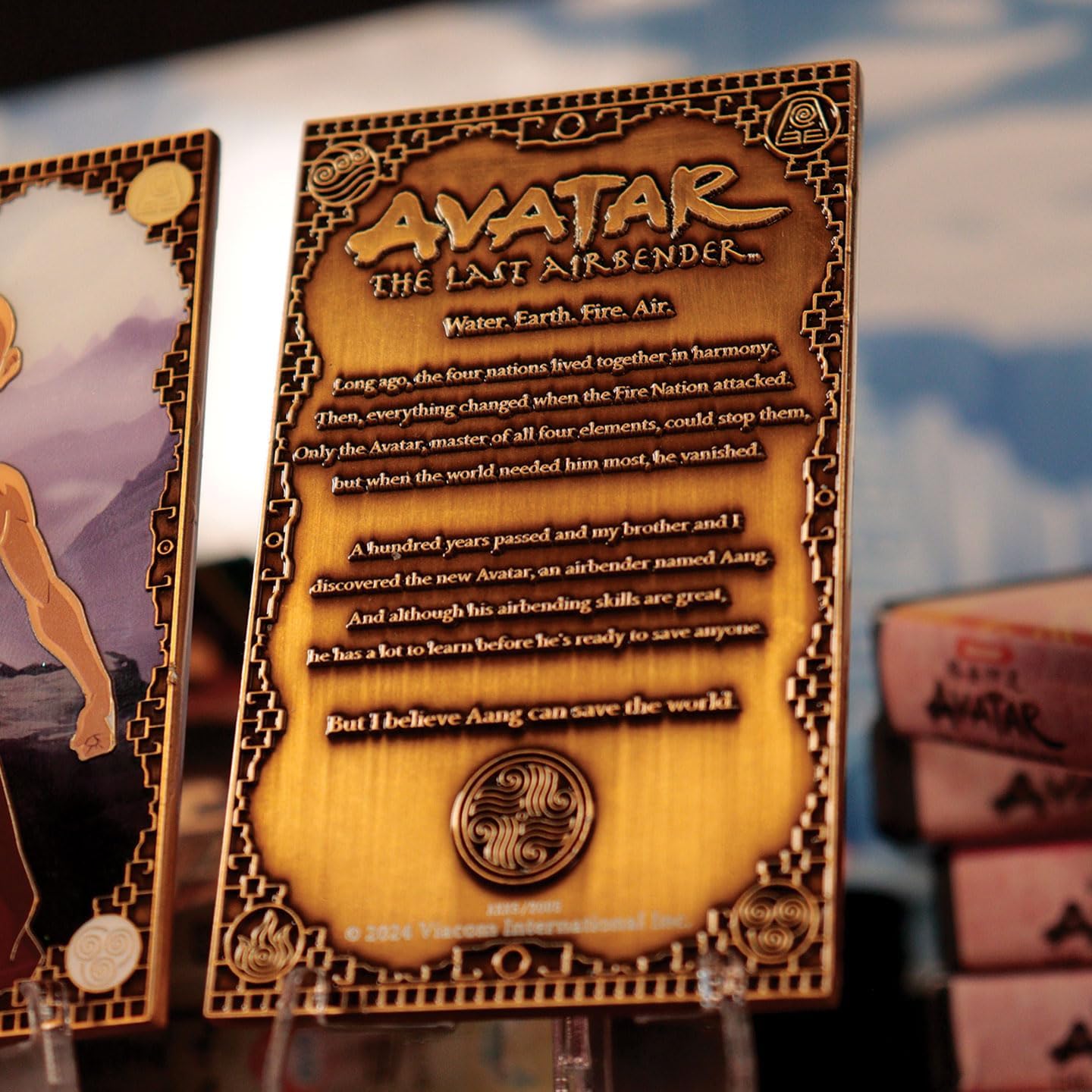 Avatar the Last Airbender Limited Edition Aang Glow in the Dark Collectible Ingot