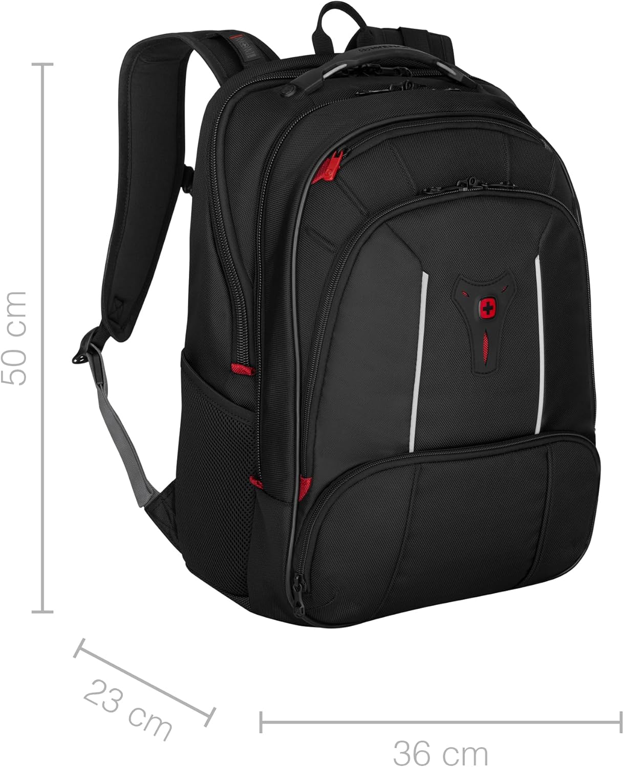 Wenger Carbon Backpack Notebook 17 Inch Organiser Women Men Office Business Uni, Carbon Pro, Carbon Pro, Rucksack