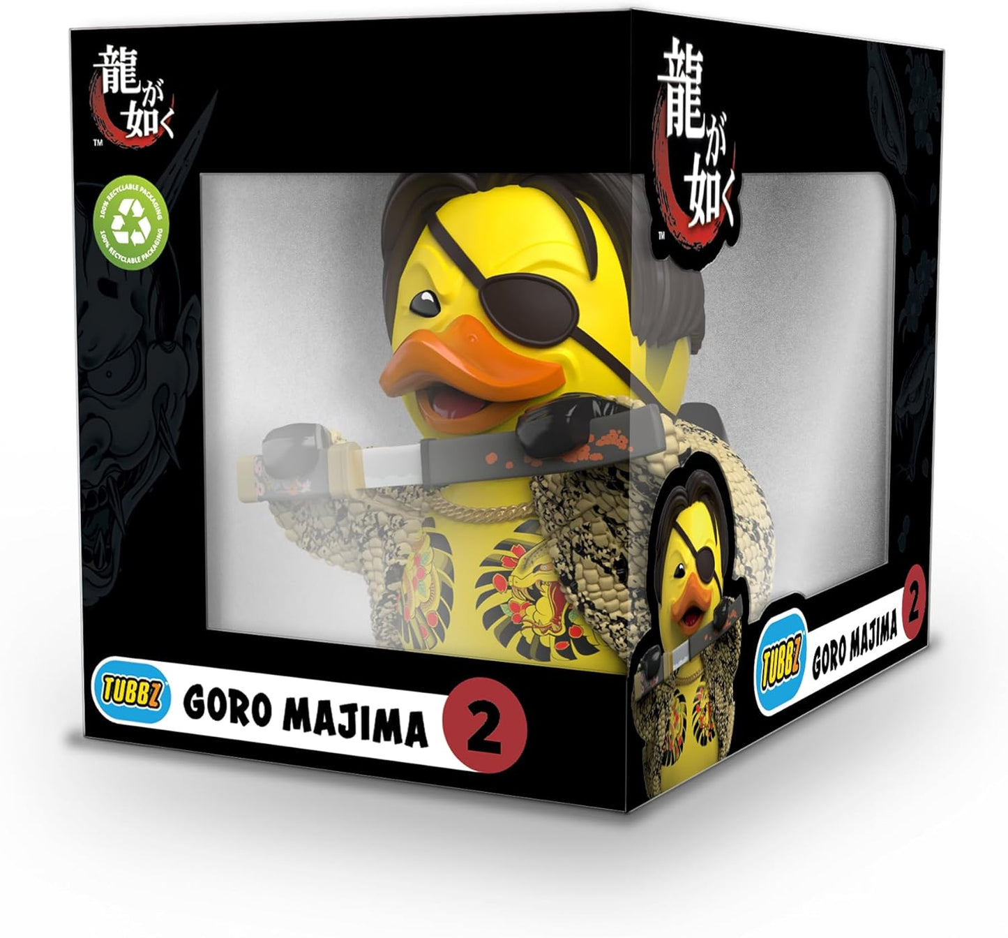 TUBBZ Boxed Edition Yakuza Goro Majima Collectible Vinyl Rubber Duck Figure - Official SEGA Merchandise - TV, Movies & Video Games Goro Majima (Boxed)