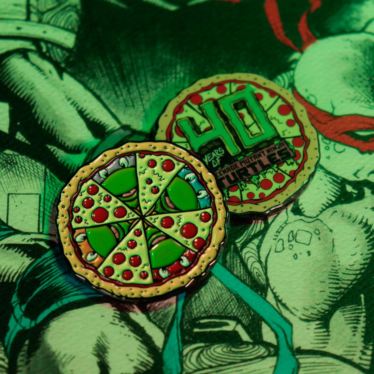 Pièce de collection Les Tortues Ninja - Pizza (Edition Limitée