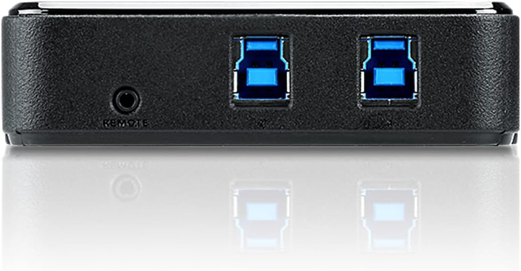 ATEN US234 hub 4 ports USB 3.1 Gen1 partagés sur 2 PC/Mac USB 3.2 Gen1 Peripheral Sharing Switch