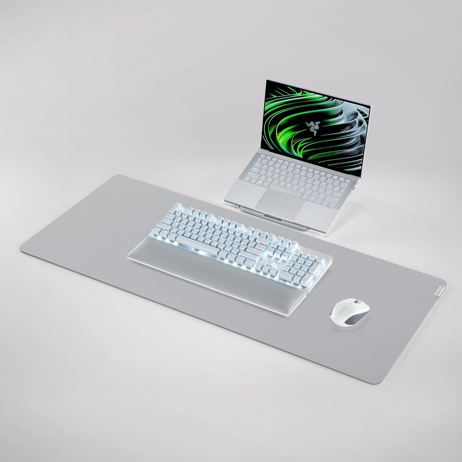 Razer Pro Glide XXL - Soft Mouse Mat for Office Productivity (Thick and High-Density Rubber Foam, Textured Micro-Weave Cloth Surface, Anti-Slip Base, 940 x 410 x 3mm) Grey Grey XXL Pro Glide