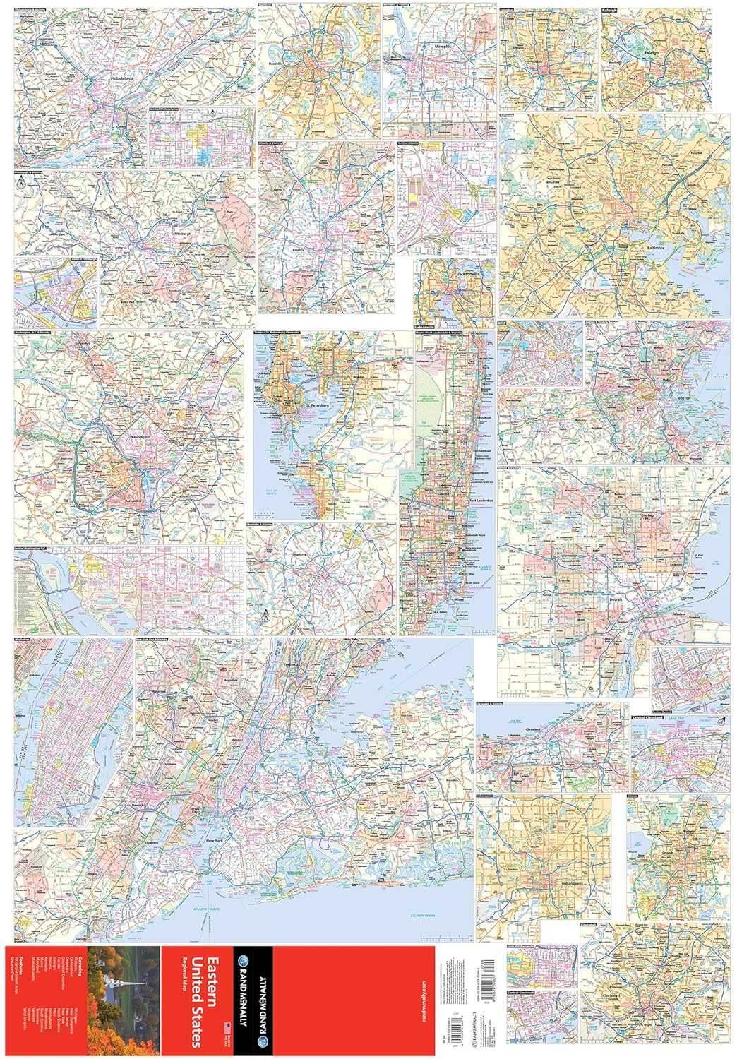 Rand McNally Folded Map: Eastern United States