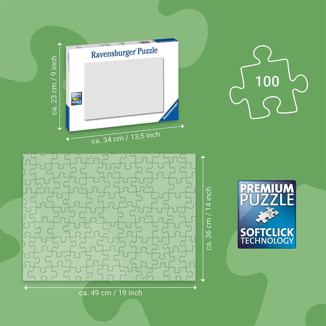 Ravensburger Kinderpuzzle 12001134 - Nichts kann Sonic aufhalten - 100 Teile XXL Sonic Puzzle für Kinder ab 6 Jahren