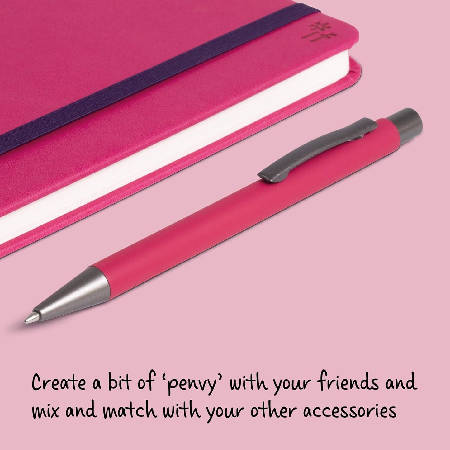IF Bookaroo Pen, soft touch, colour coated pen with black ink